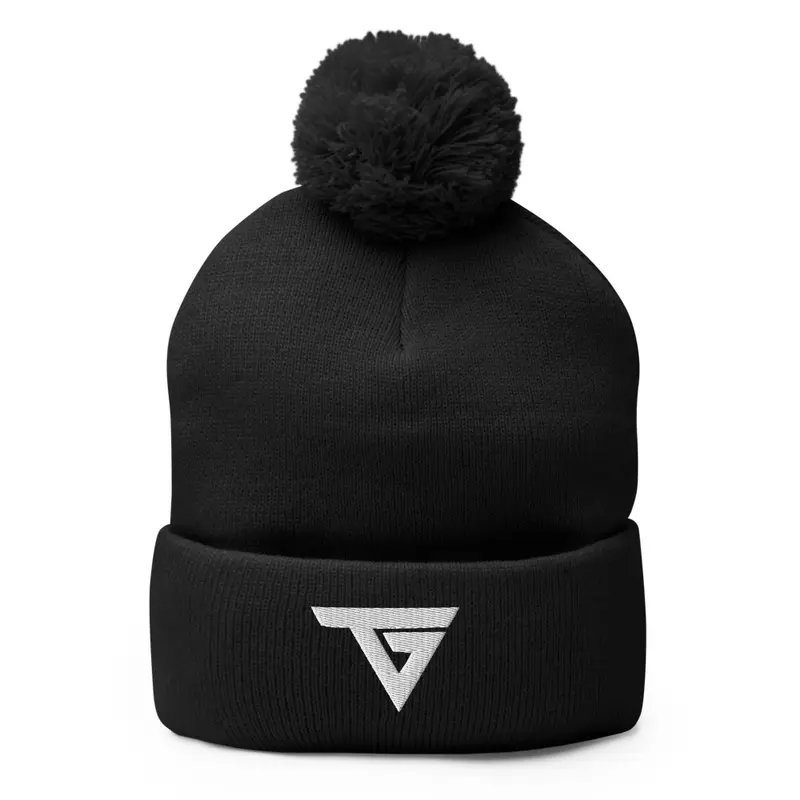 TriixxGang - White Logo Beanie